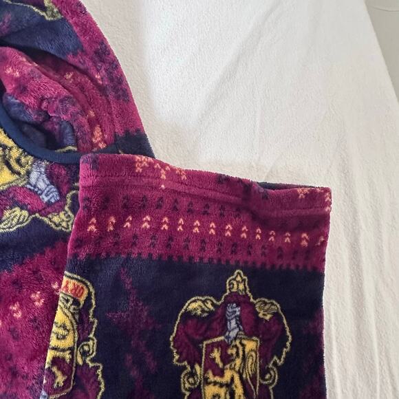 Harry Potter Hogwarts Gryffindor Crest Sleepwear Pants Large Womans Sweats Comfy - Picture 4 of 6
